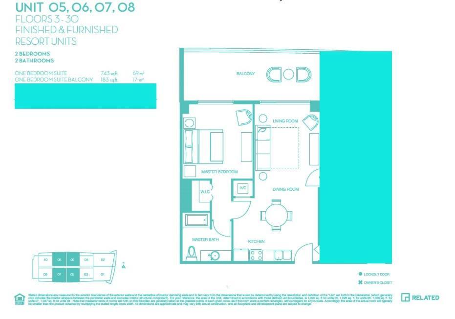 Modern One Bedroom Rental At Beach Walk Resort Miami 18Th Floor 할렌데일비치 외부 사진